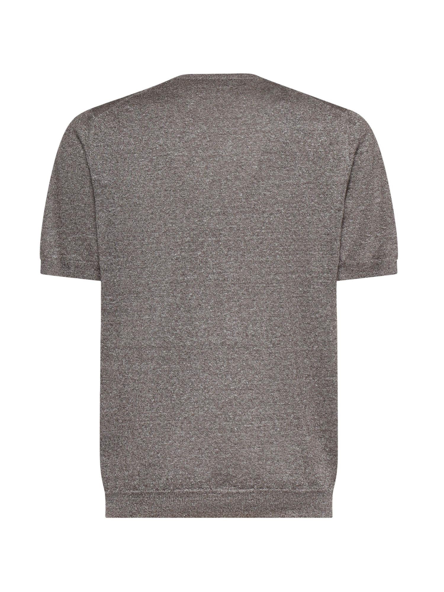 T-shirt in lino e cotone NMMC1522420WYK S602 FAY 