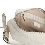 Borsa bauletto a tracolla in pelle stampa coccodrillo 106761 A2YWZ15O PINKO 