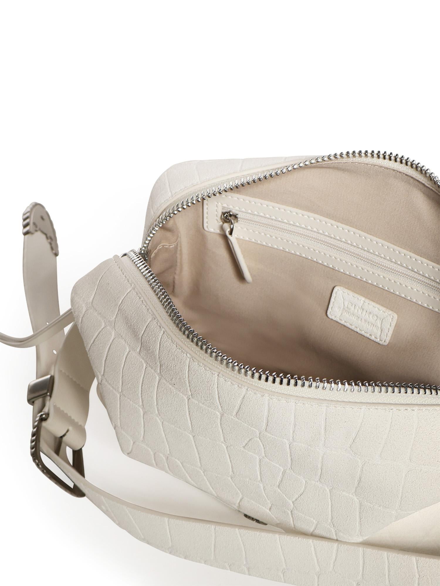 Borsa bauletto a tracolla in pelle stampa coccodrillo 106761 A2YWZ15O PINKO 
