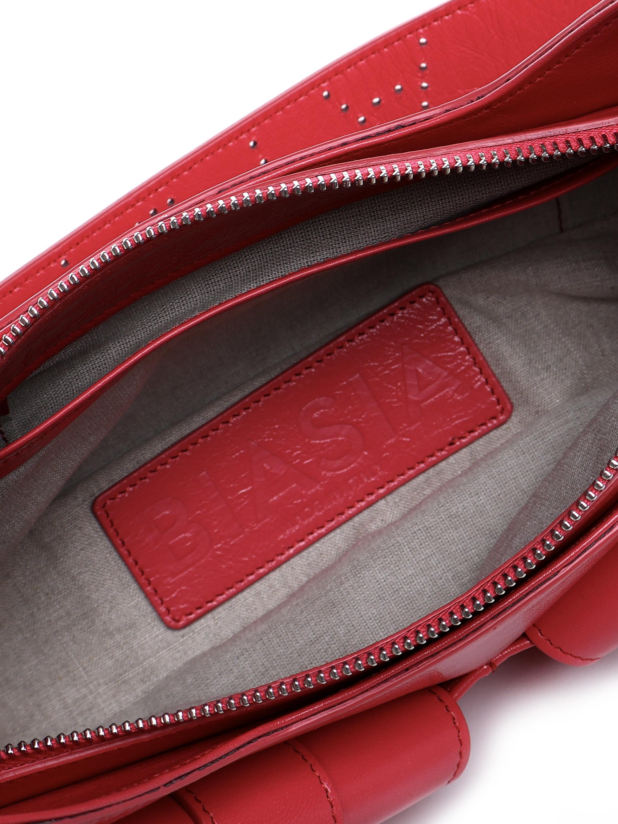Borsa a spalla Y2K.001 FBBP70001STR -CILIEGIA/NIKEL BIASIA 