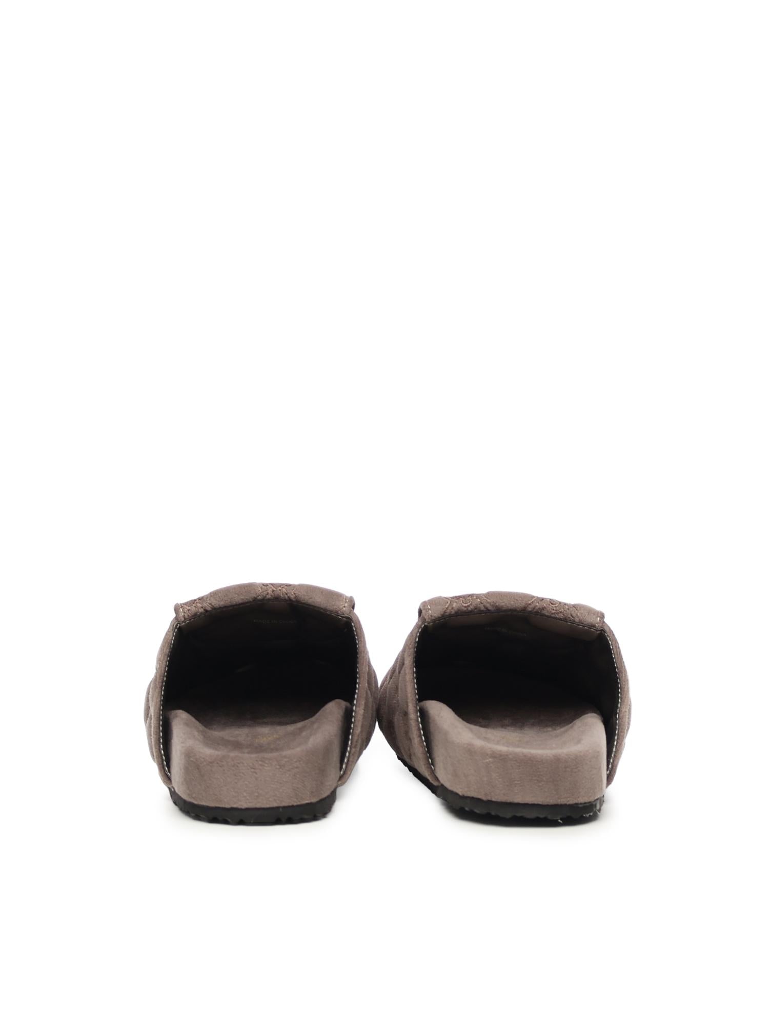 Slipper Keira con logo<BR/> 73SC9FU01VEL KEIRA SHOESTAUPE V° 73 