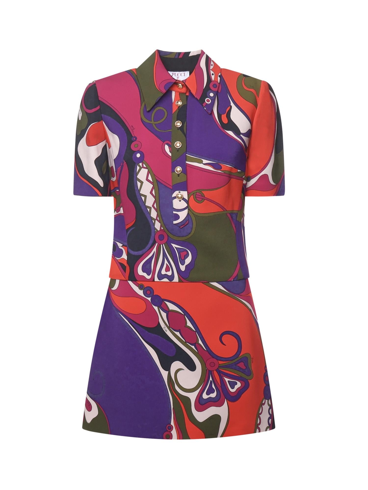 Abito in stampa orchidee 5URG15 5U738017 PUCCI 