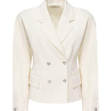 Giacca in crêpe di lana FABX4143F2335 0822 ALESSANDRA RICH 