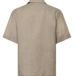 Camicia da bowling in lino M75CAMK09TES0I139 02NN ELEVENTY 