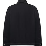 Overshirt con tasca sul petto SH003002 BLK BONSAI 