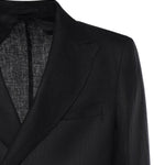 Blazer doppiopetto in lino MCAUS3259S26 019 MICHAEL COAL 