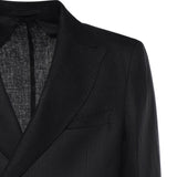 Blazer doppiopetto in lino MCAUS3259S26 019 MICHAEL COAL 