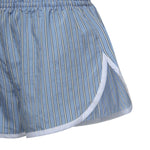 Shorts Deya in misto viscosa a righe SHFS22066923  THE FRANKIE SHOP 