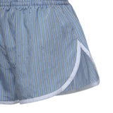 Shorts Deya in misto viscosa a righe SHFS22066923  THE FRANKIE SHOP 