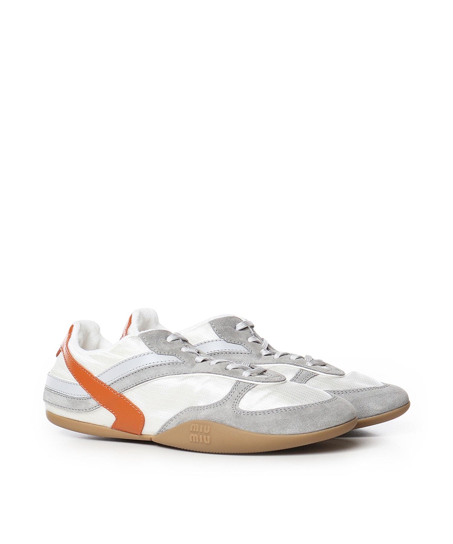 Sneakers Gymnasium in tessuto tecnico e pelle 5E428E 71LF0MIW MIU MIU 