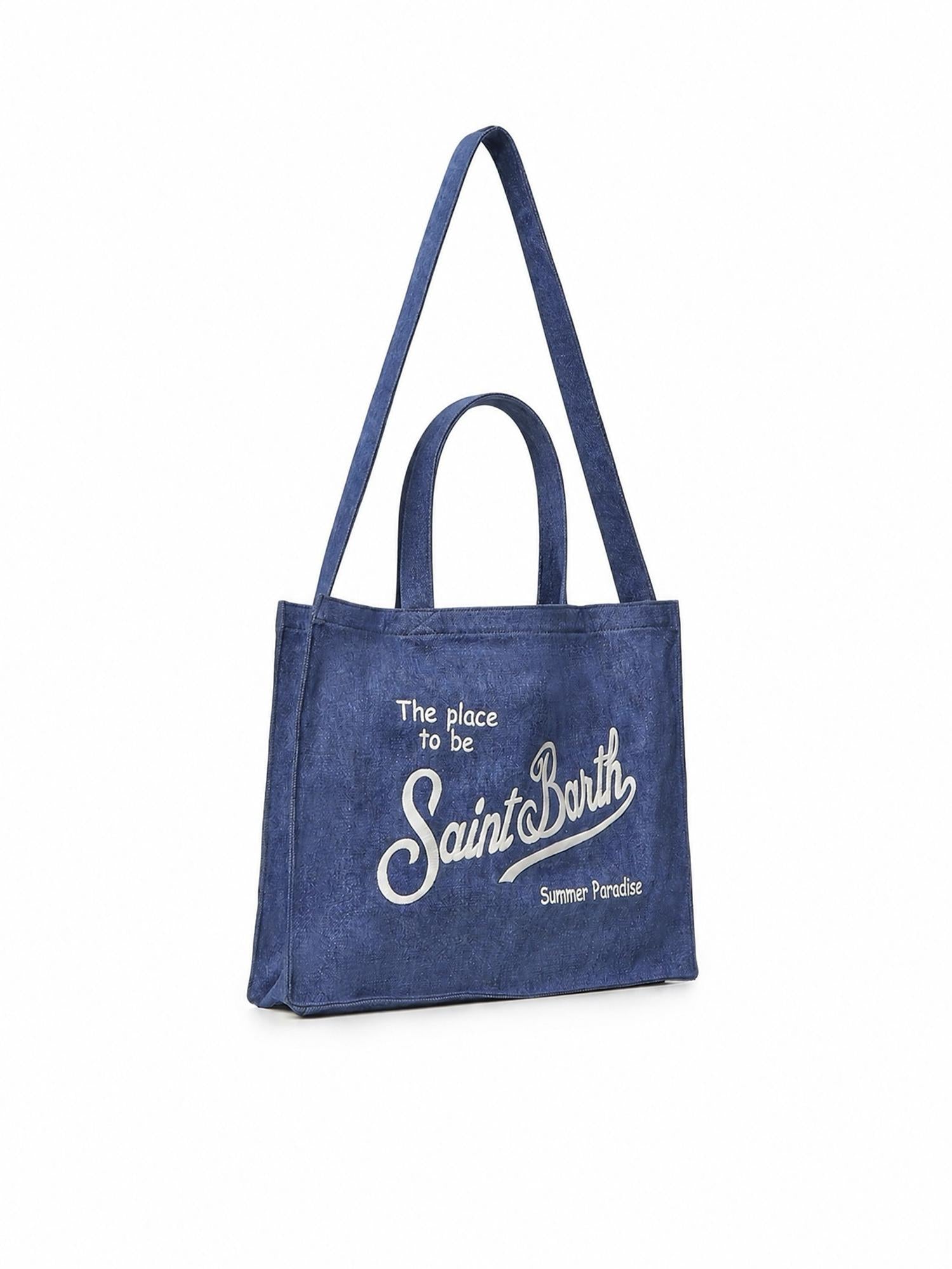 Borsa Essential in denim EBAGN006 00431L MC2 SAINT BARTH 