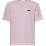 T-shirt in cotone con logo TSM00133AJ00226 431 JACQUEMUS 