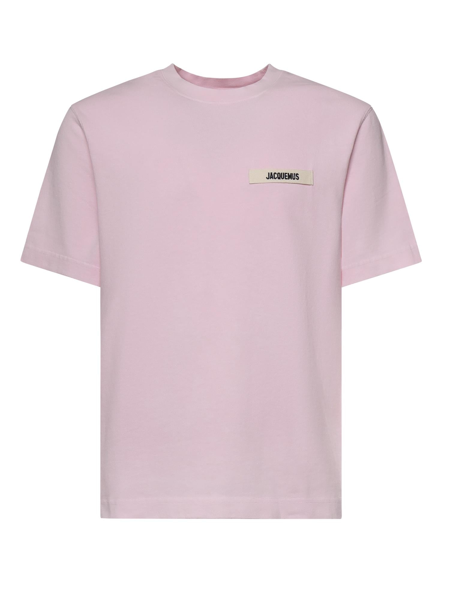 T-shirt in cotone con logo TSM00133AJ00226 431 JACQUEMUS 