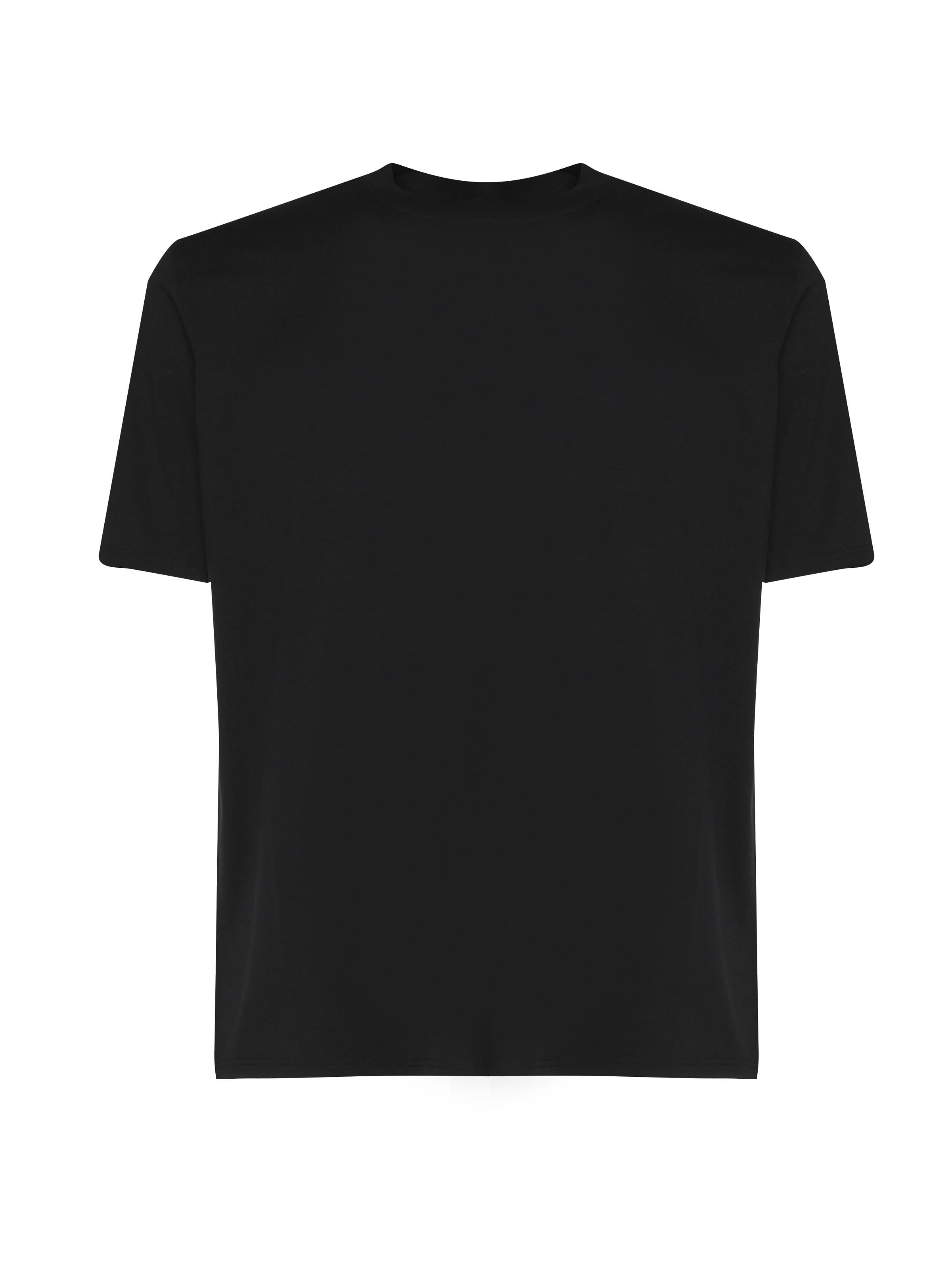 T-shirt Vice in cotone premium VICE NERO GIULIANO GALIANO 