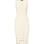 Abito midi in maglia traforata 105190 A2LWC00 PINKO 