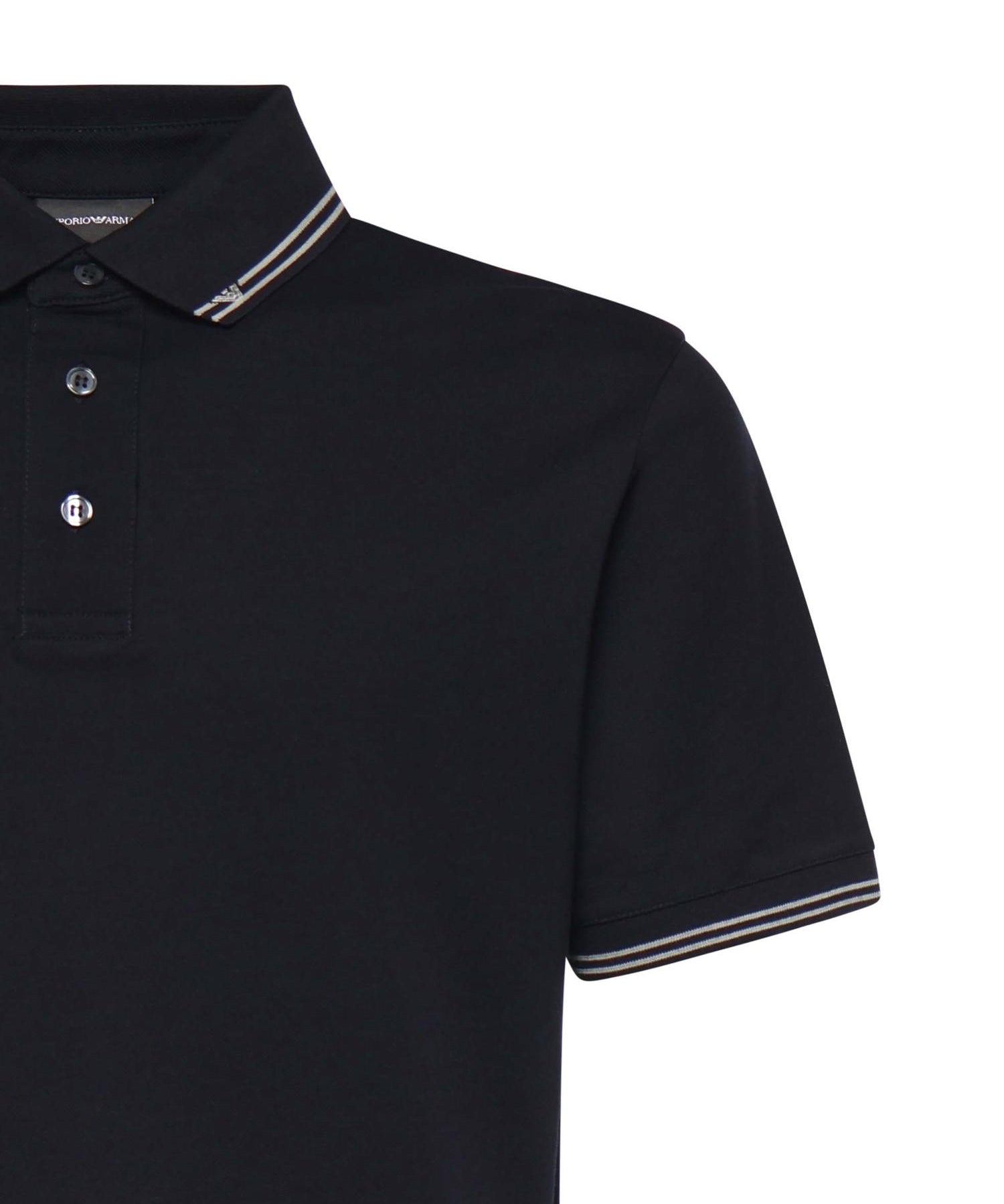Polo in piquet di cotone EM005842 AF12955UB118 EMPORIO ARMANI 