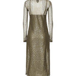 Abito midi rete paillettes 104709 A2EXX26 PINKO 