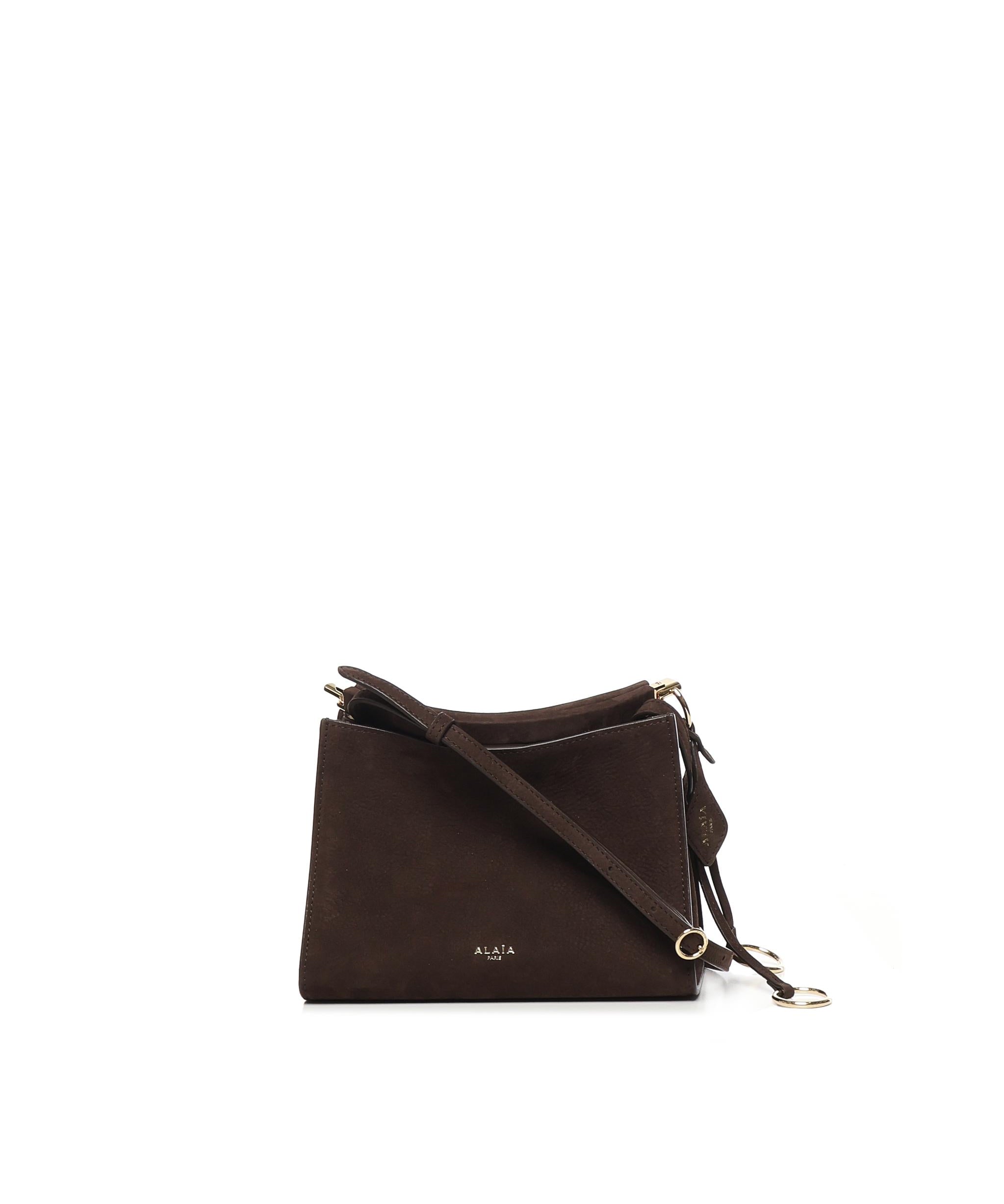 Mini bag Le Click in nabuk AA1S01420CA214 733 ALAIA 