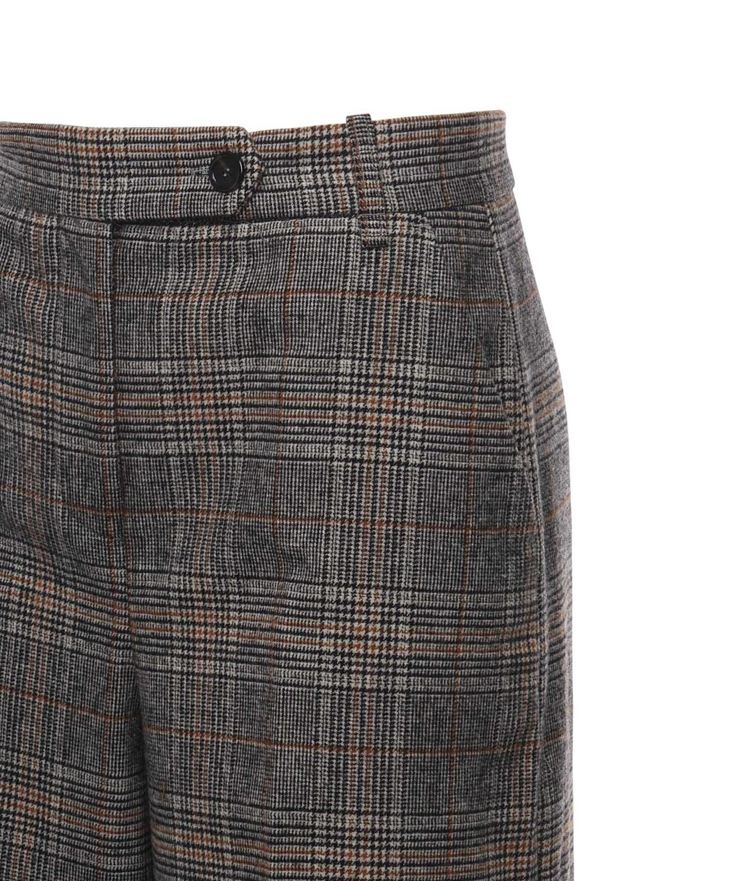 Pantaloni ampi con disegno check 106064 A2ZZPIP PINKO 