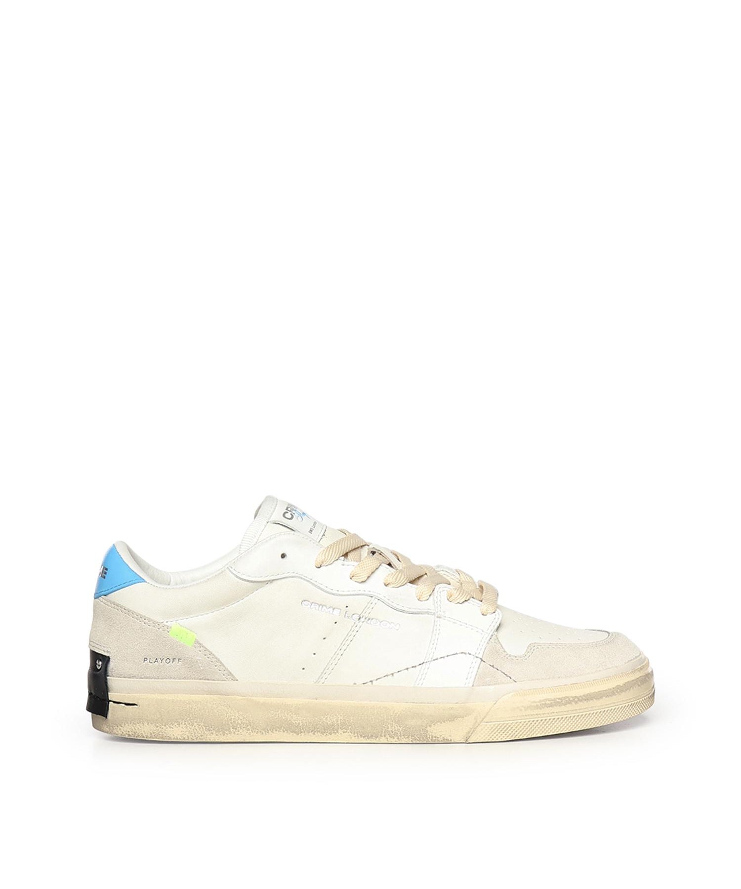 Sneaker Playoff in pelle 19502PP8B WHITE CRIME LONDON 