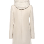 Toggle Coat in panno di lana mélange<BR/> NAW59513430XMY C002 FAY 