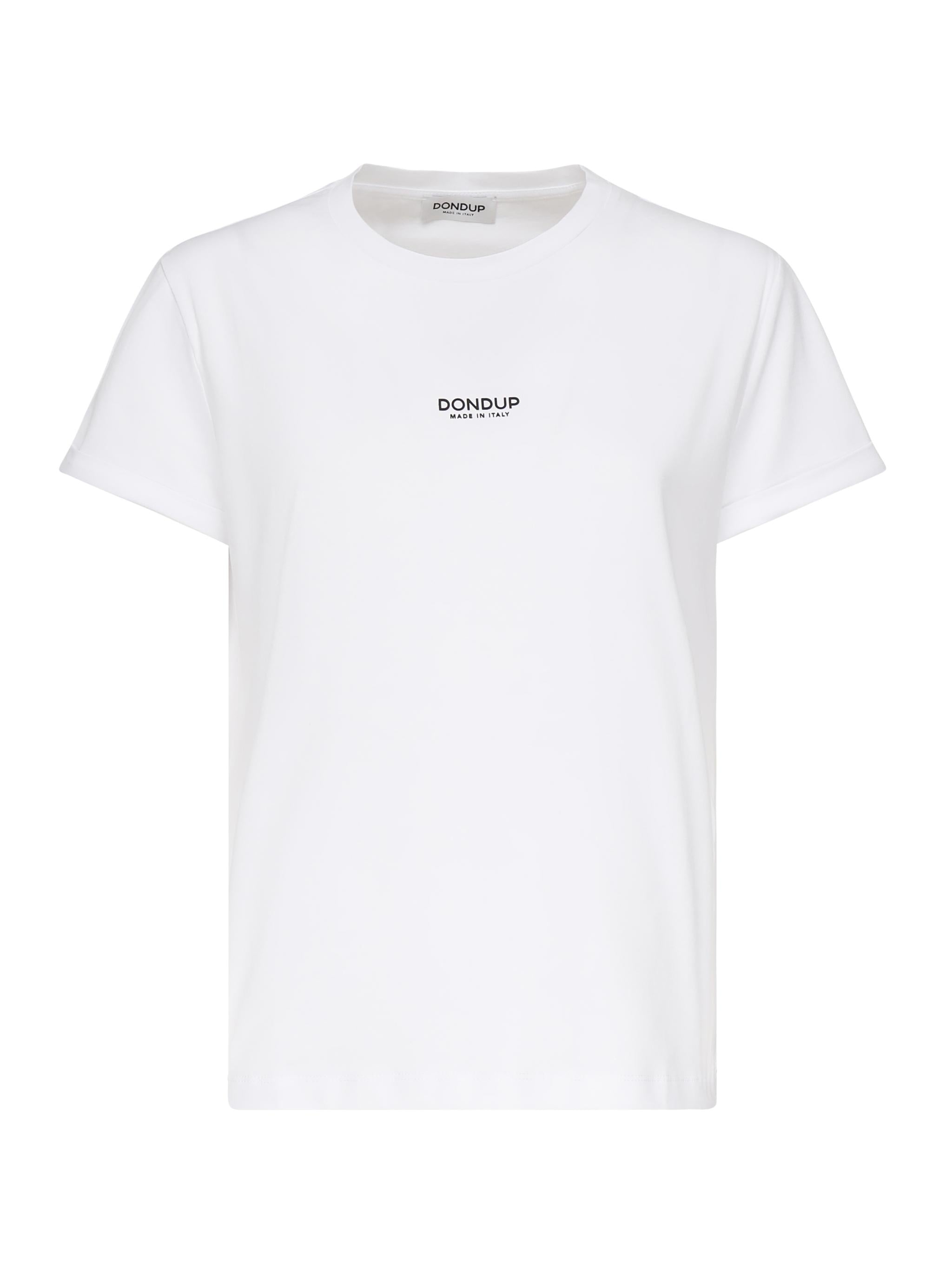 T-shirt regular con logo DS039 JF0271DDU6000 DONDUP 
