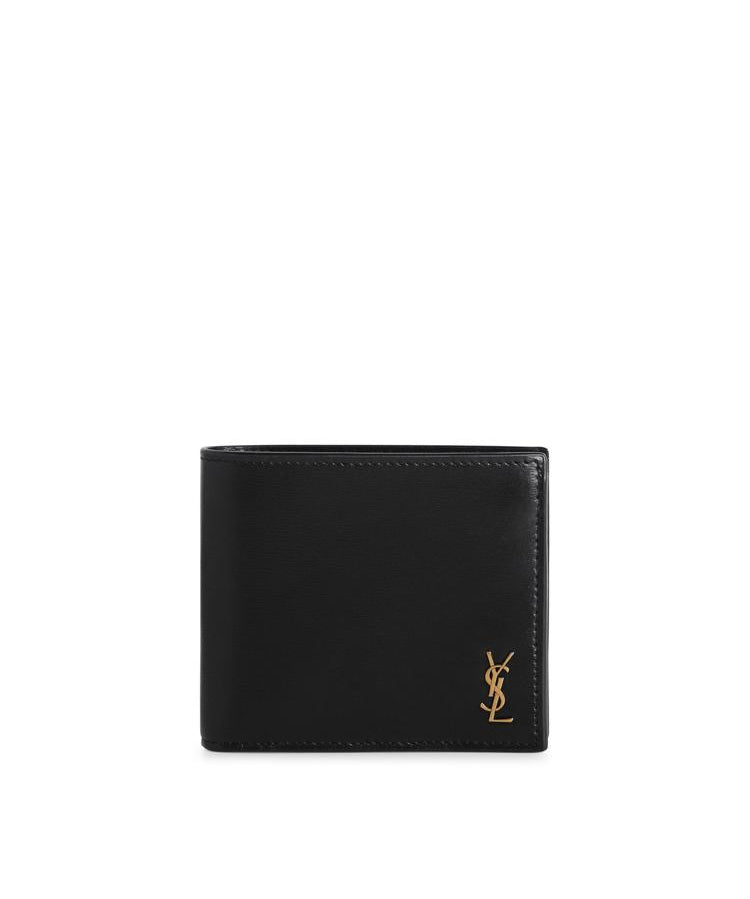 Portafoglio cassandre east/west in pelle lucida 607727 02G0W1000 SAINT LAURENT 
