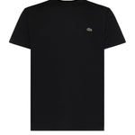 T-shirt in cotone con logo<BR/> TH6709 031 LACOSTE 