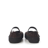 Mary Jane Rio in pelle scamosciata e rafia LBV3466X02 3110 LOEWE 