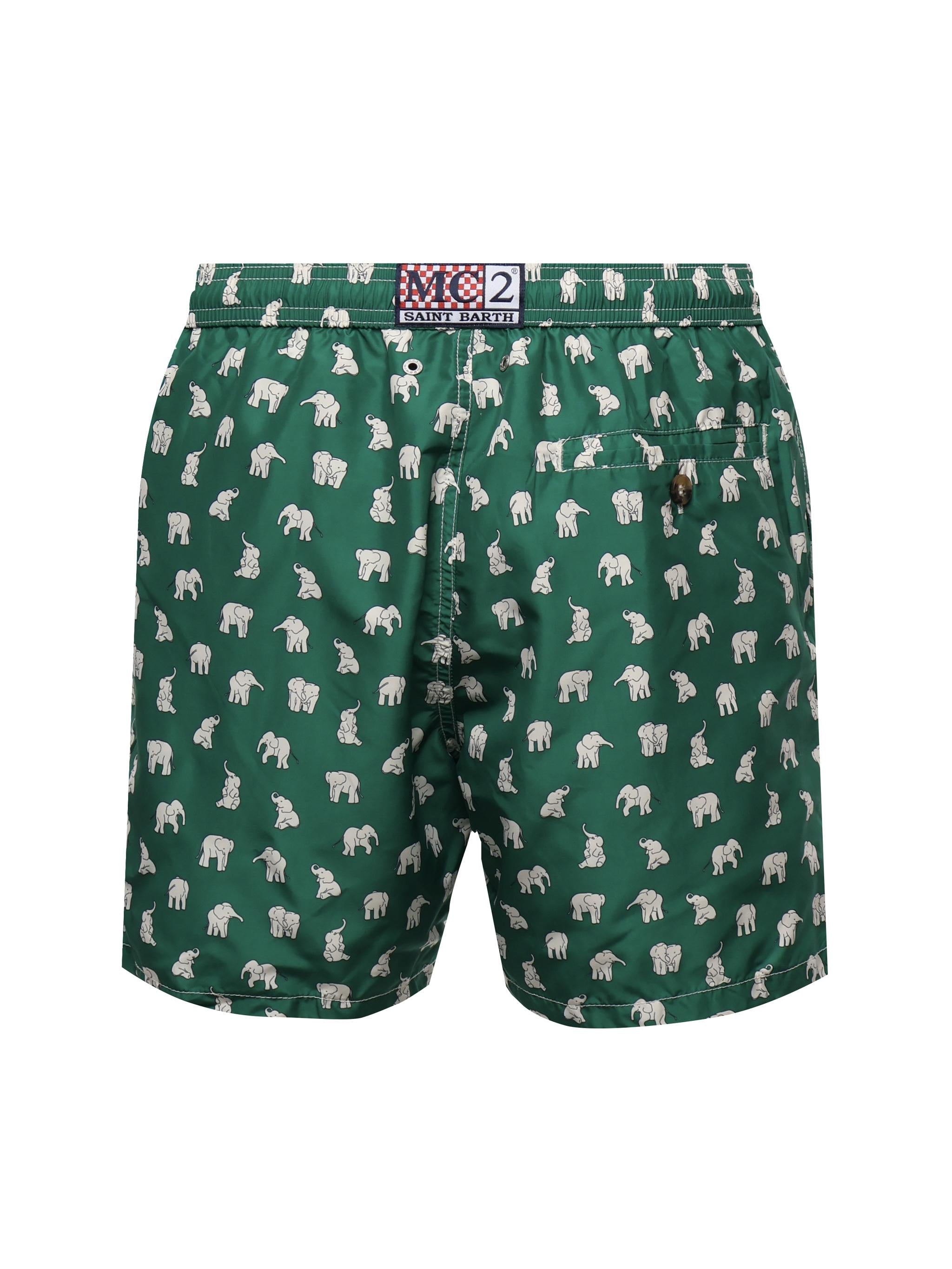 Costume con stampa elefanti LIG0013 01489H MC2 SAINT BARTH 