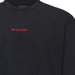 T-Shirt Back Medium Fit in jersey dry<BR/> 764235 TTVJ18483 BALENCIAGA 
