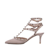Slingback Rockstud in pelle liscia 6W2S0375 VODP45 VALENTINO GARAVANI 
