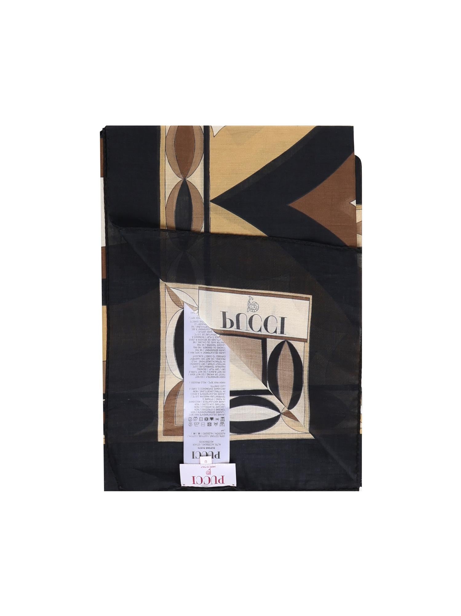 Pareo con stampa in cotone 5UPD05 5U974027 PUCCI 