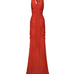 Abito Kayta in seta CD3697 RED FOR LOVE & LEMONS 