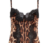 Top in raso stampa leopardo F72K9T FSAXYHY13M DOLCE & GABBANA 