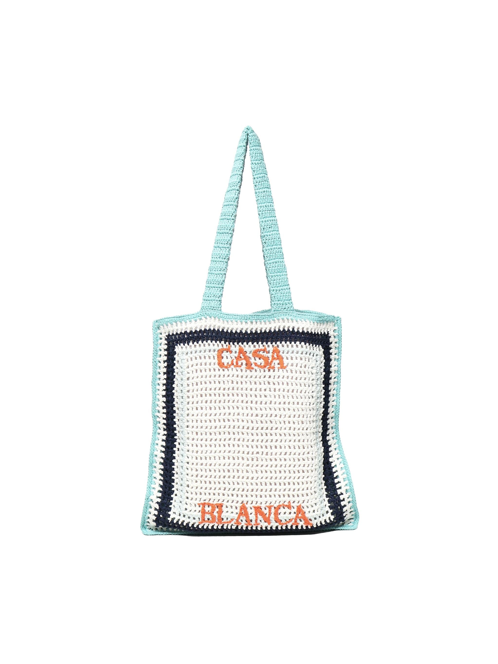 Tote bag Atlantis in crochet AS25BAG132 01 CASABLANCA 