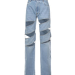 Jeans Spiral in denim COPP169F2054 BLU COPERNI 