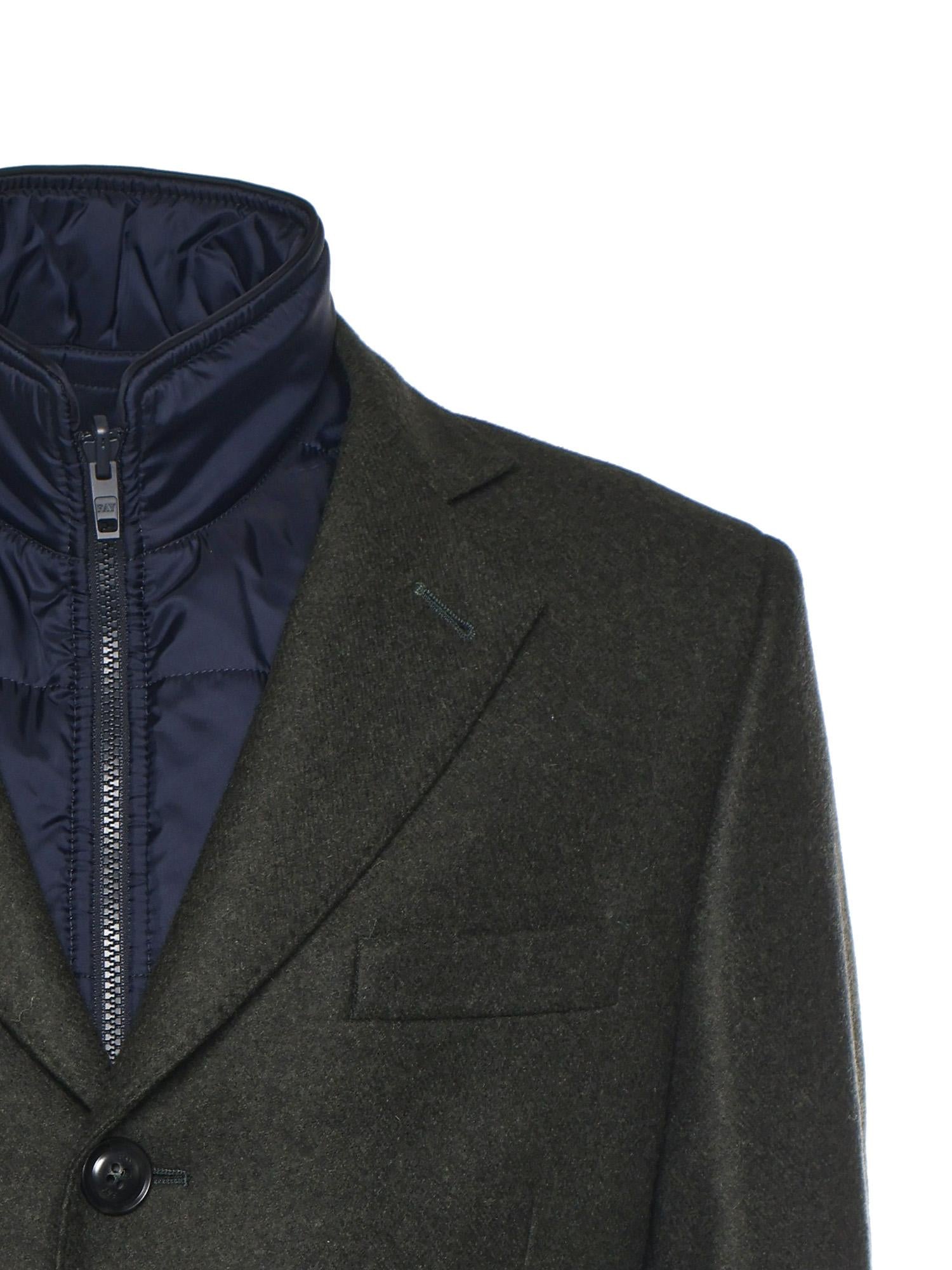 Double Coat in panno di lana e cashmere NAM53511390GAH V622 FAY 
