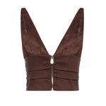 Top Rubye in lino 106567 A34IL78 PINKO 