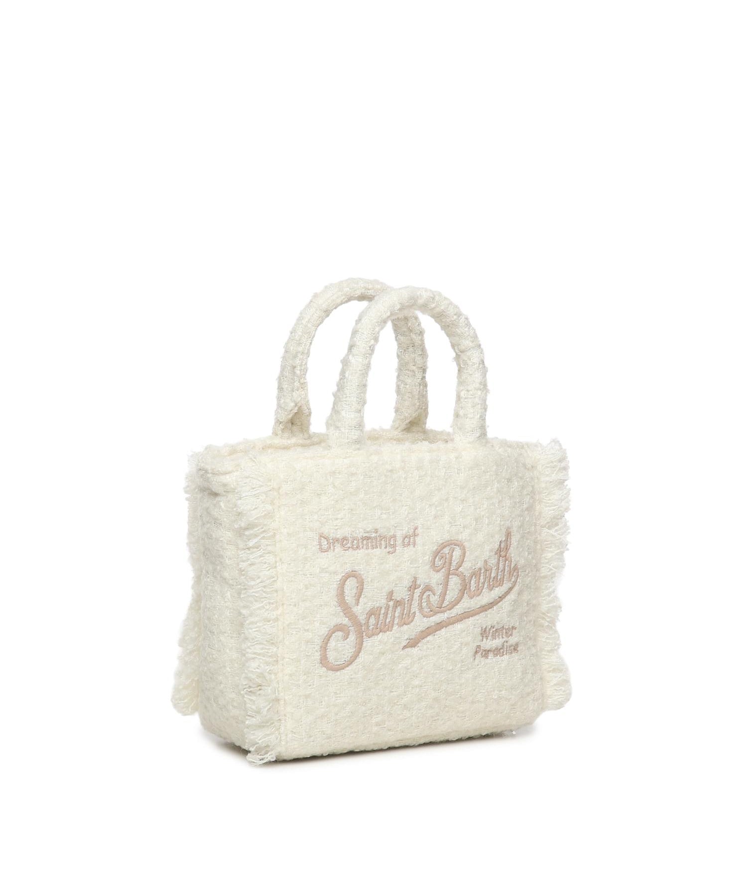 Mini bag Vanity tweed con logo <BR/> VAMI026 01320I MC2 SAINT BARTH 