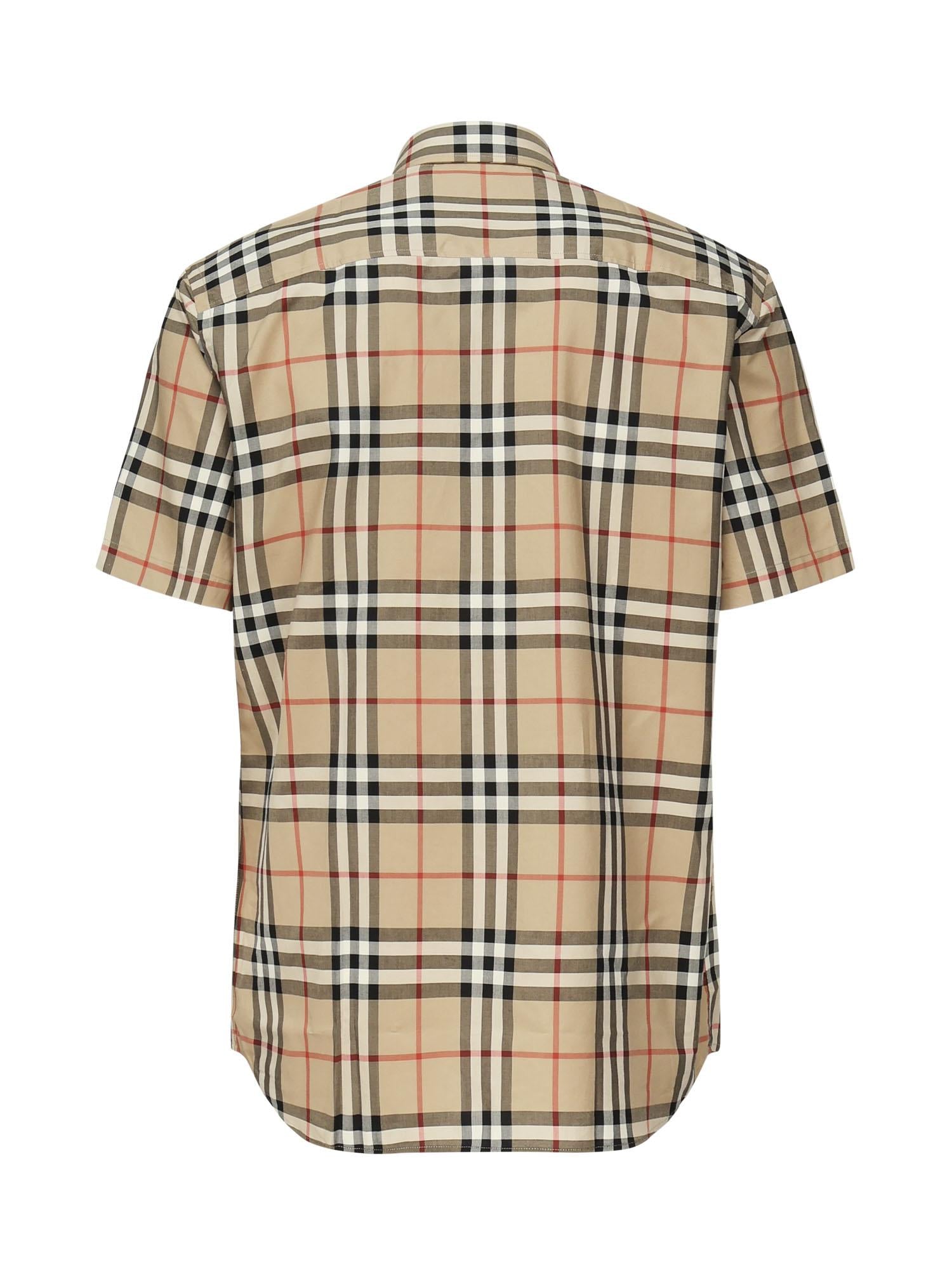 Camicia Check in cotone 8079587 A7028 BURBERRY 