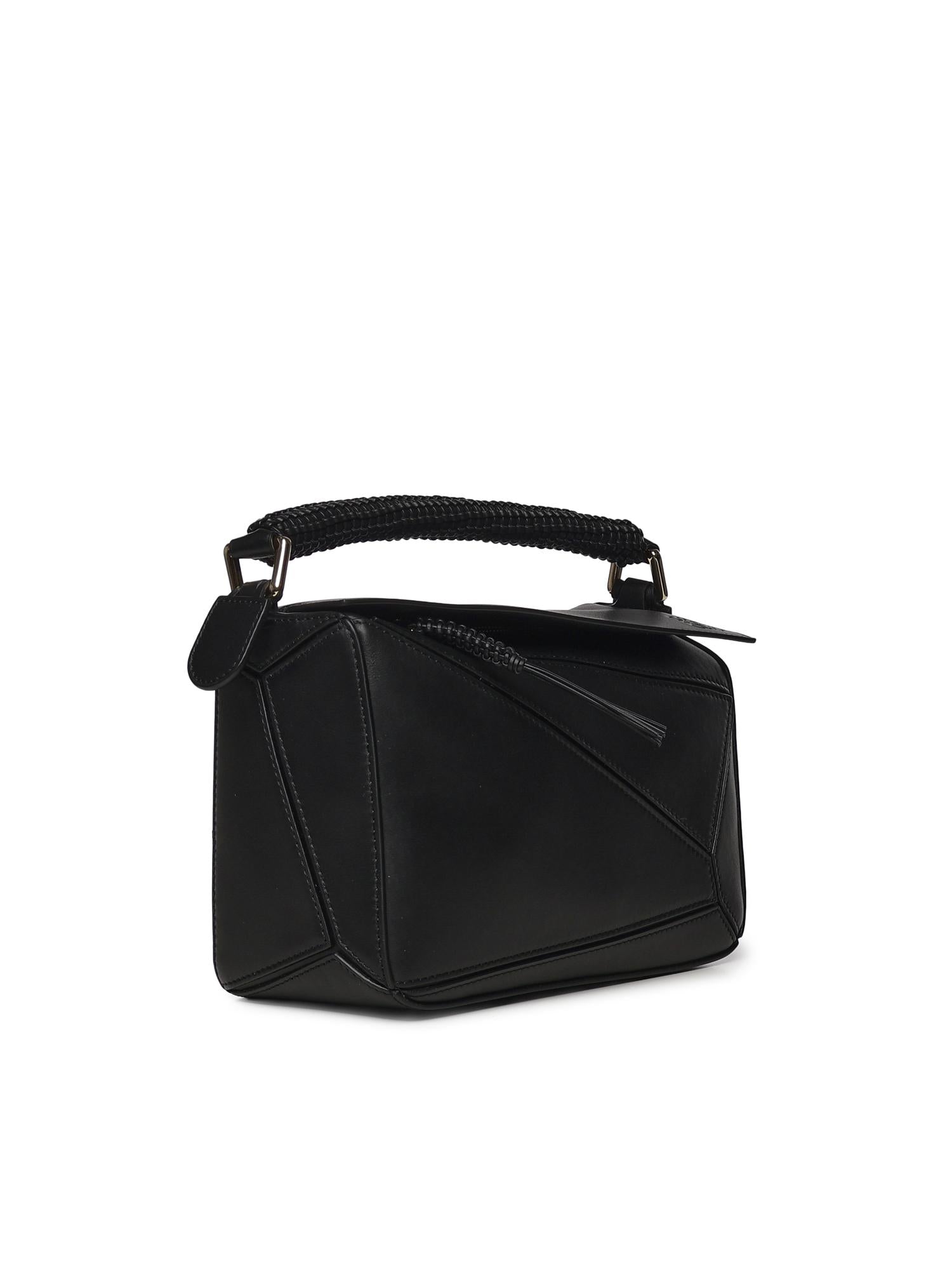 Borsa Puzzle piccola in pelle di vitello e nappa A510S21XDA 1100 LOEWE 