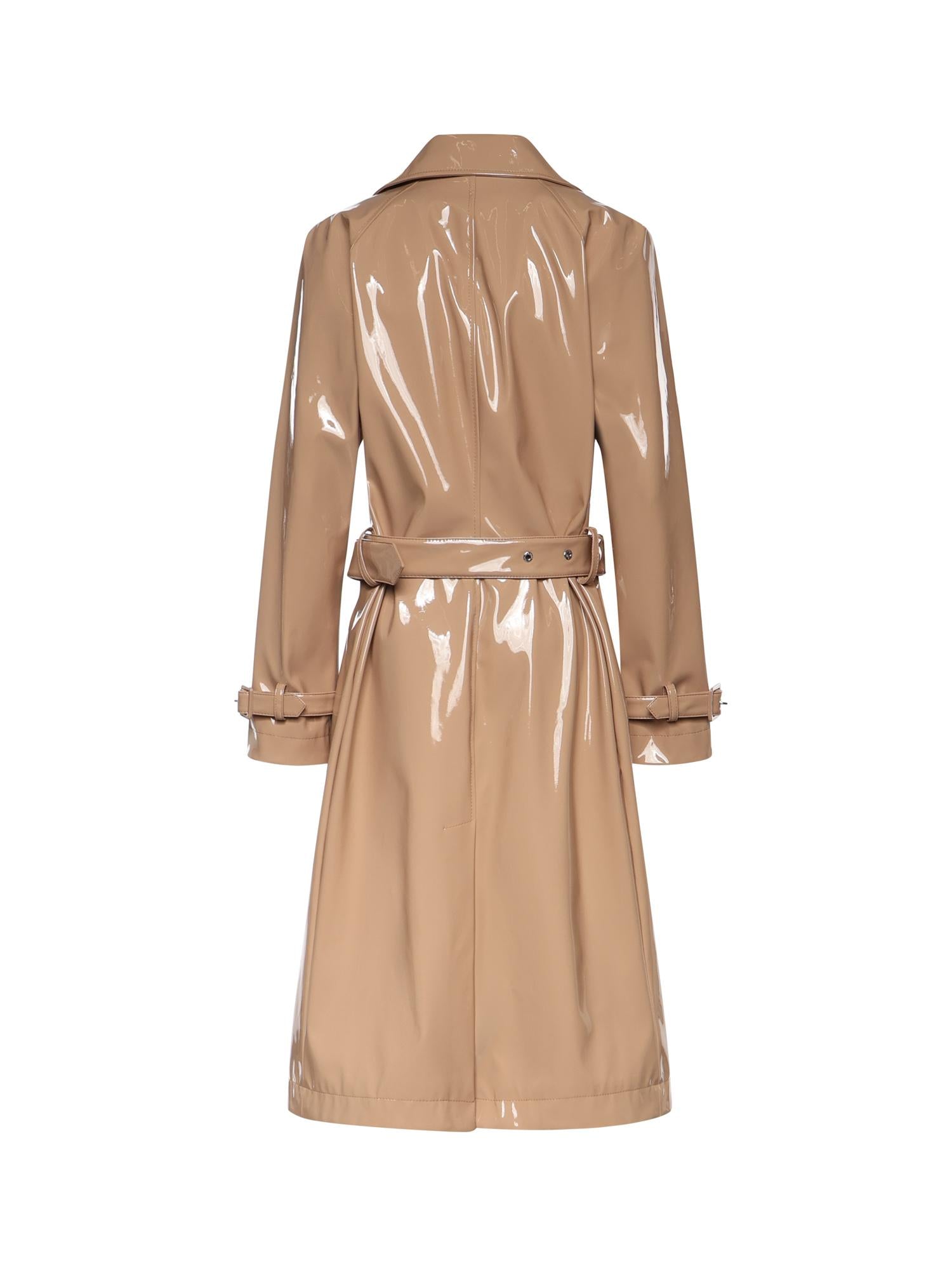 Trench in ecopelle spalmato F0W3WT FUSW7M0179 DOLCE & GABBANA 