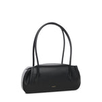 Borsa a spalla Oyster in pelle OYSTER SHOULDER BAG BLACK YUZEFI 
