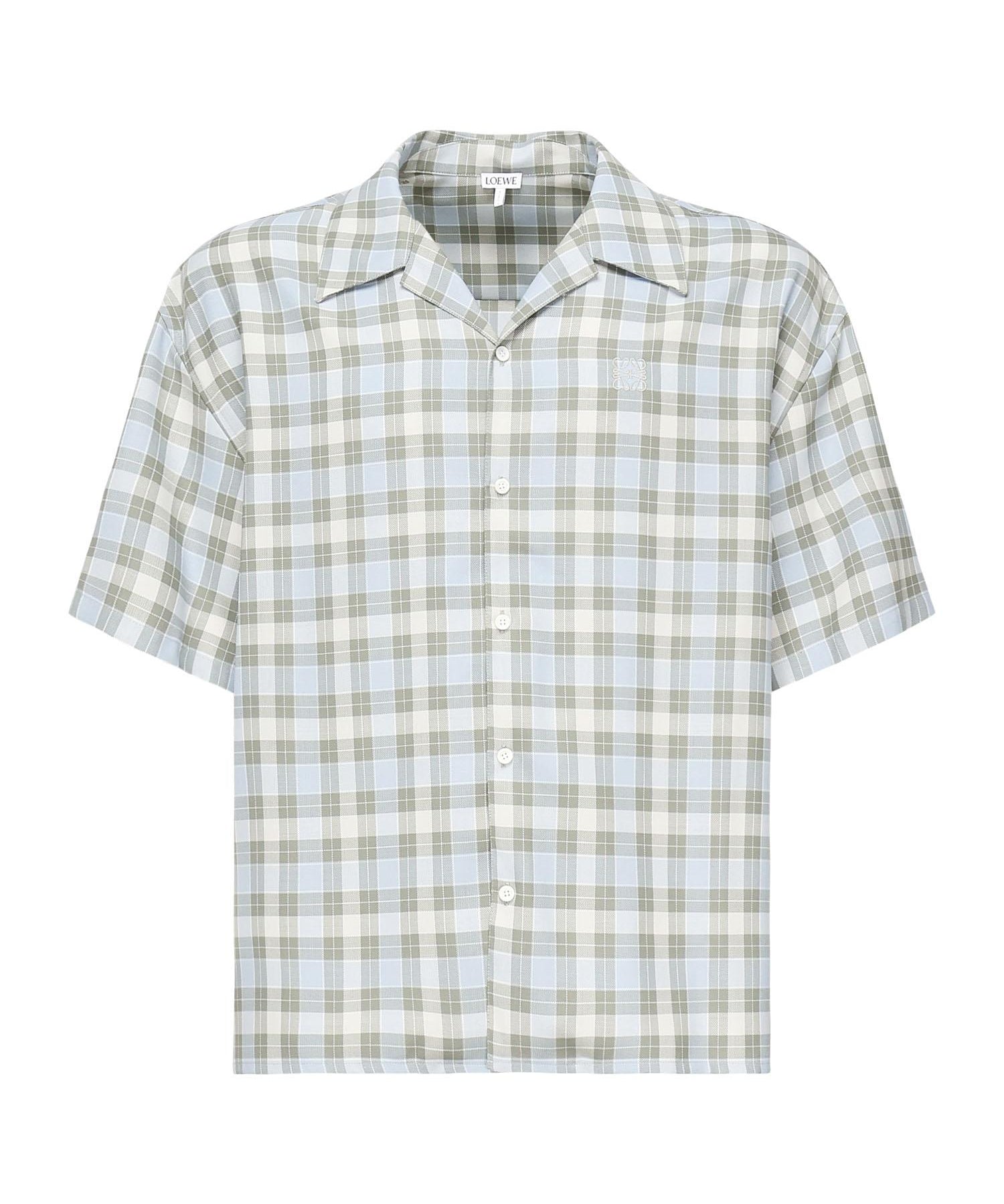 Camicia a maniche corte in misto lana H526Y05WF0 5149 LOEWE 