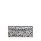 Portafoglio in pelle full strass con tracolla 103765 A20DZZFN PINKO 