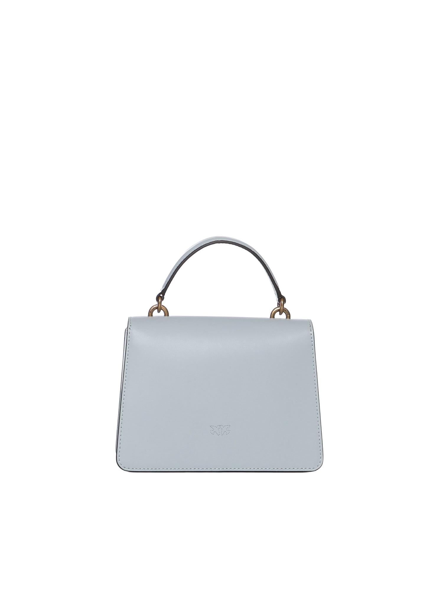 Borsa mini a mano Love Bag Top Handle in pelle 100071 A0F1E37Q PINKO 