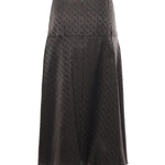 Gonna midi in seta FF jacquard FQ7688 AUQGF1T6H FENDI 