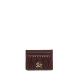 Portacarte in nappa matelassé 5MC076 AFPPF0007 MIU MIU 