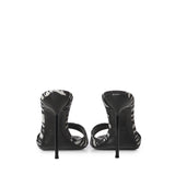 Mules Lidia con stampa zebrata PX836 XPTCVWHITE ZEBRA PARIS TEXAS 